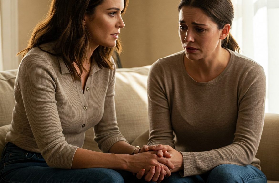 Une femme psychologue réconforte sa patiente