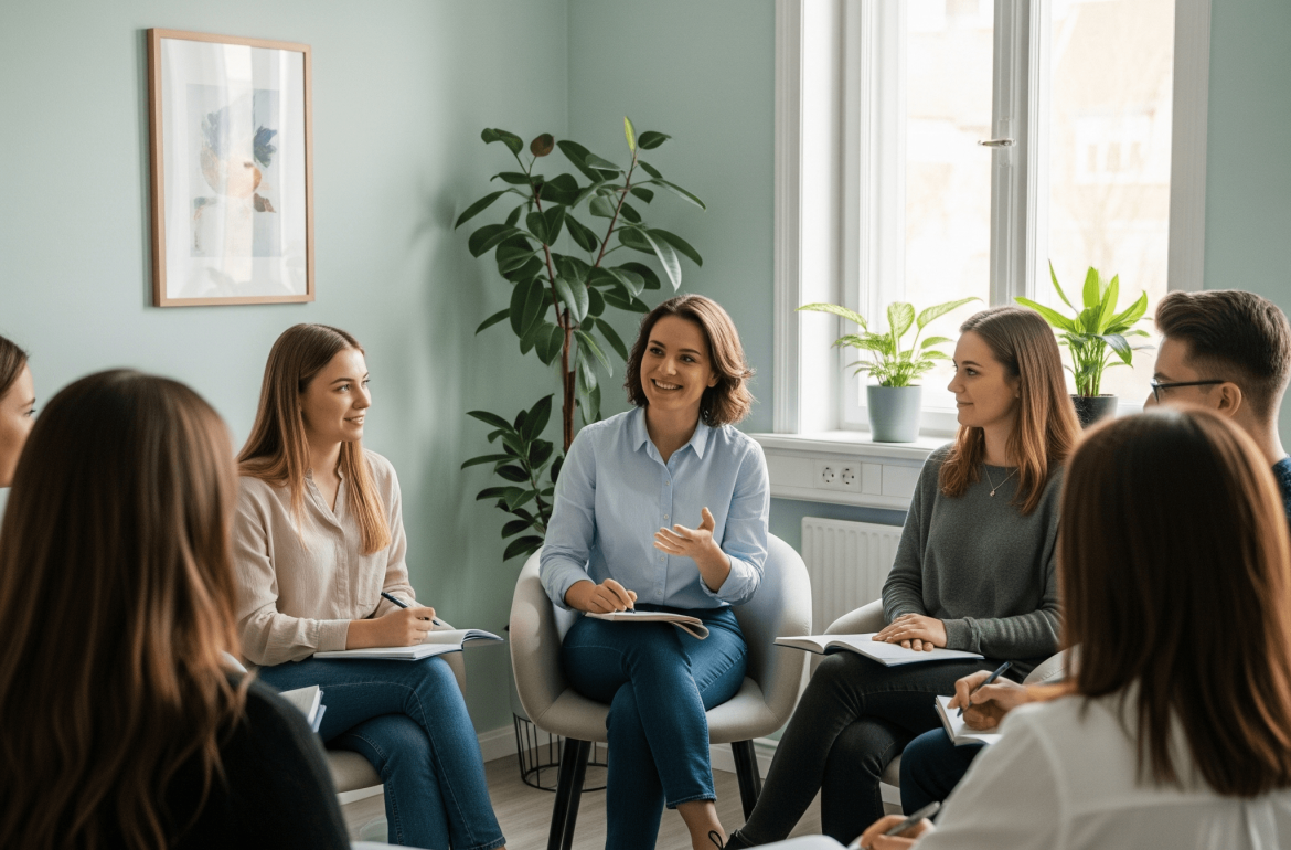 un groupe d'écoute représentant un reseau