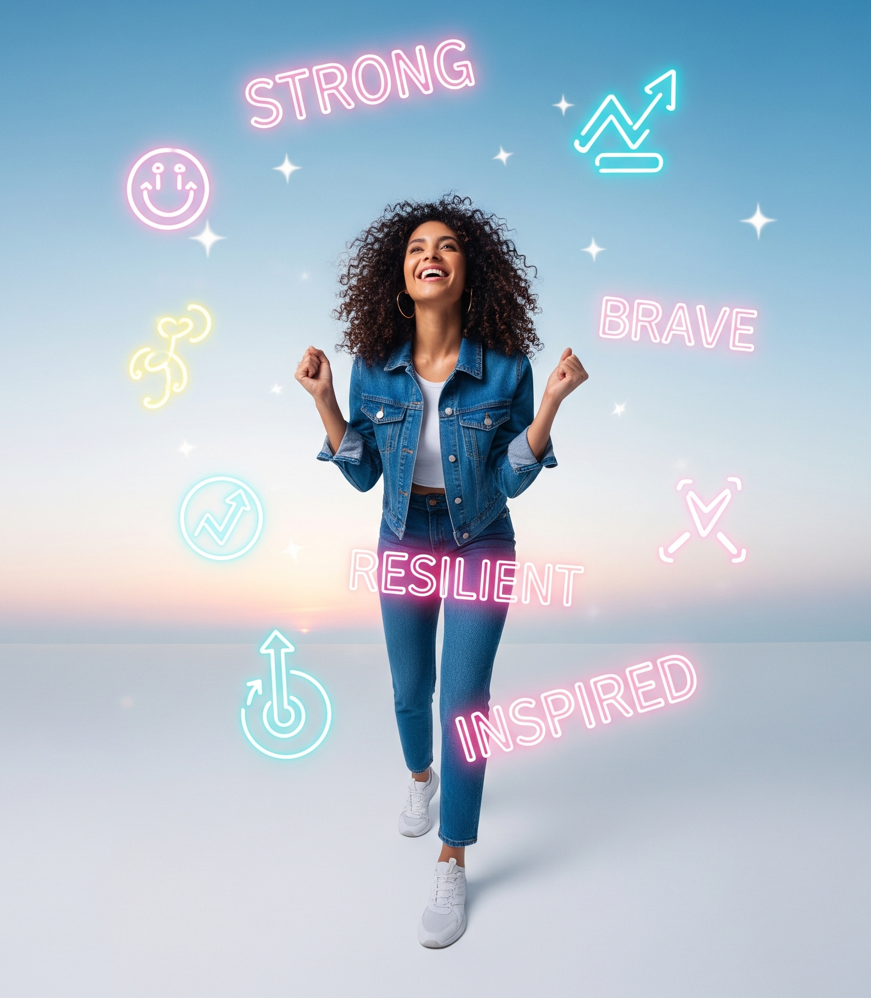 illustration du pouvoir des affirmations positives