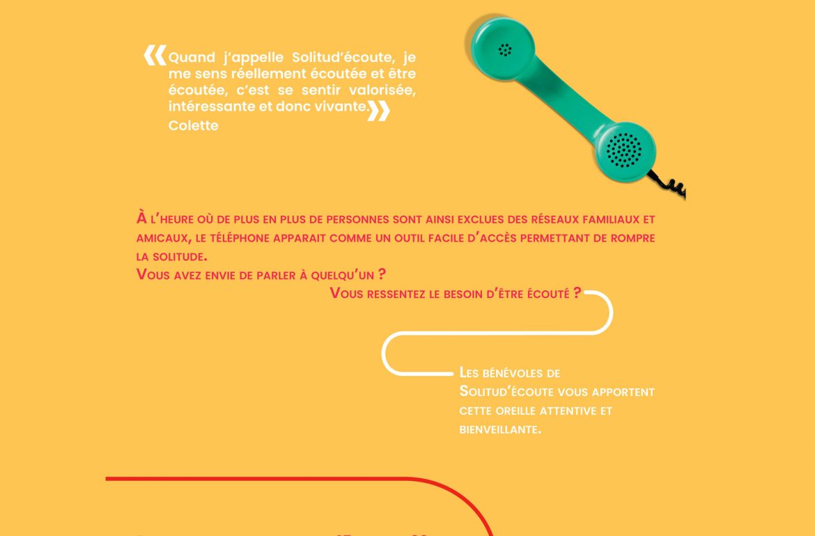 Affiche association Solitud'Ecoute